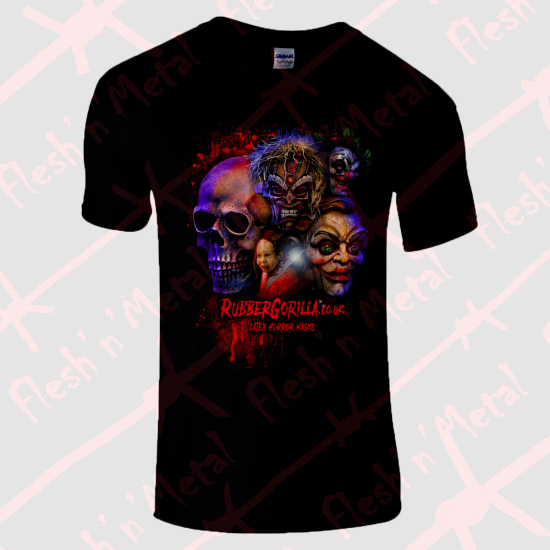 RG Retro Style Horror mask T Shirt
