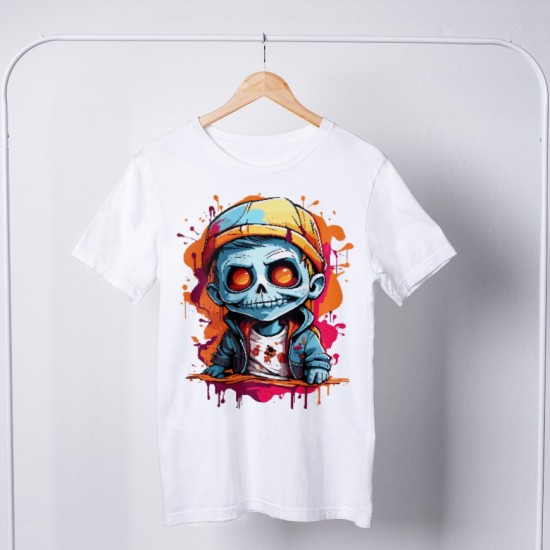 Zombie Round Neck T-shirt 1025