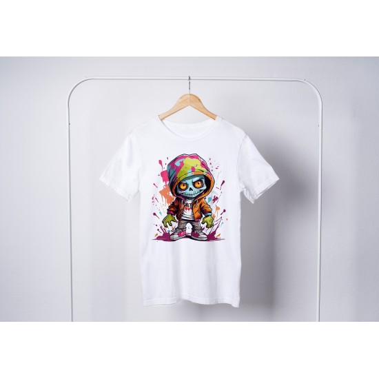 Zombie Round Neck T-shirt 1040