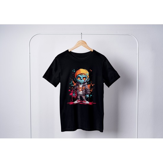 Zombie Round Neck T-shirt 1037