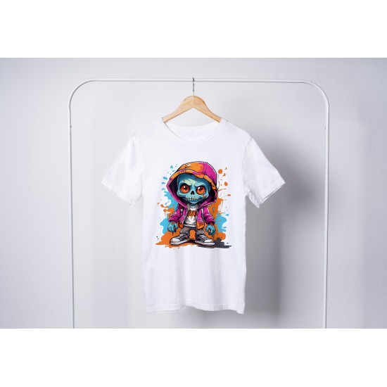 Zombie Round Neck T-shirt 1027