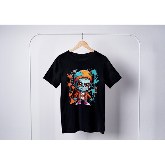 Zombie Round Neck T-shirt 1030