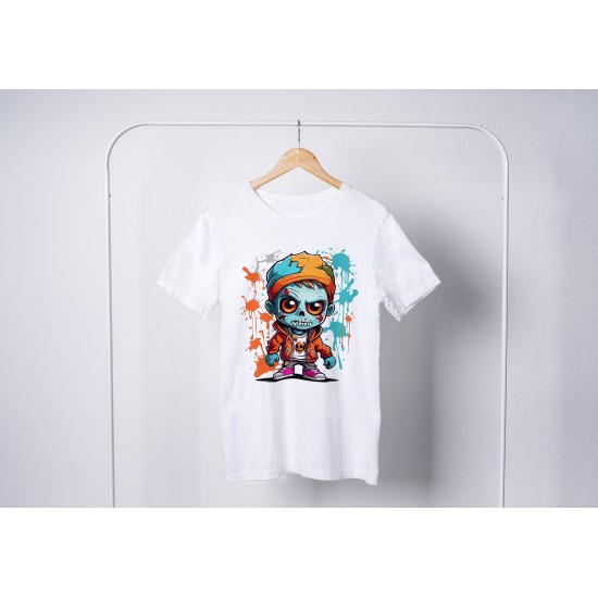 Zombie Round Neck T-shirt 1030