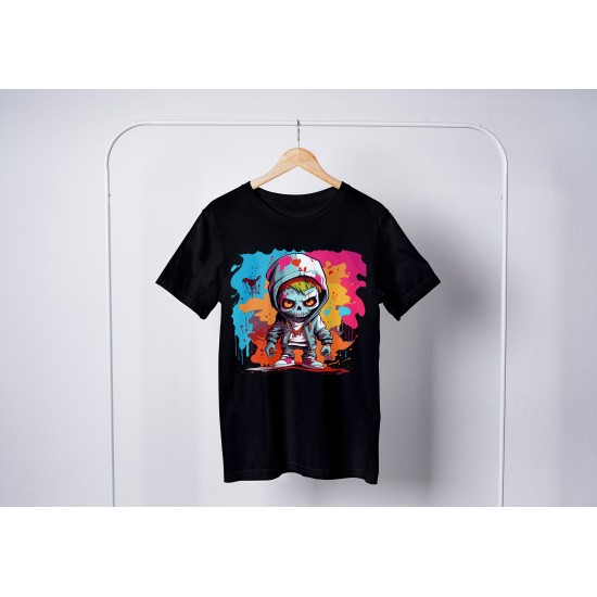 Zombie Round Neck T-shirt 1036