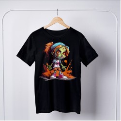 Zombie Round Neck T-shirt 1052