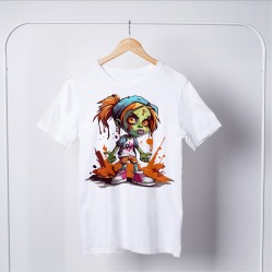 Zombie Round Neck T-shirt 1052