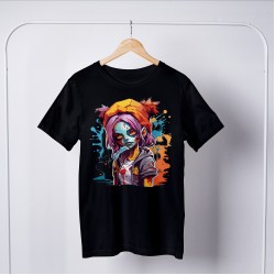 Zombie Round Neck T-shirt 1054