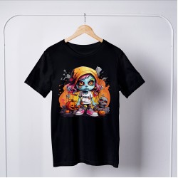 Zombie Round Neck T-shirt 1057