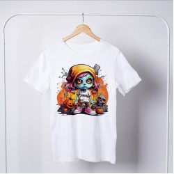 Zombie Round Neck T-shirt 1057