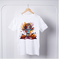 Zombie Round Neck T-shirt 1043