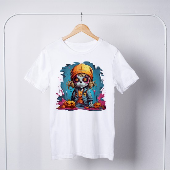 Zombie Round Neck T-shirt 1063