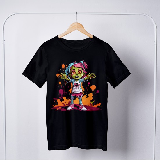 Zombie Round Neck T-shirt 1044