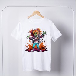 Zombie Round Neck T-shirt 1046