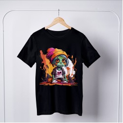 Zombie Round Neck T-shirt 1048