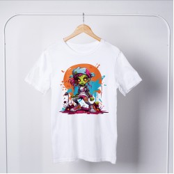 Zombie Round Neck T-shirt 1049