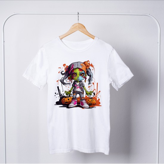 Zombie Round Neck T-shirt 1050