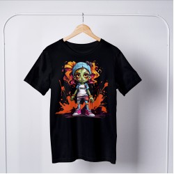 Zombie Round Neck T-shirt 1051