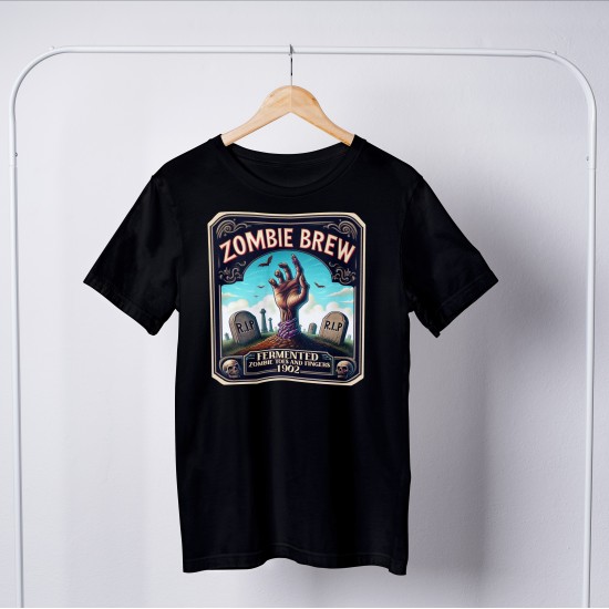 Zombie Round Neck T-shirt 1105