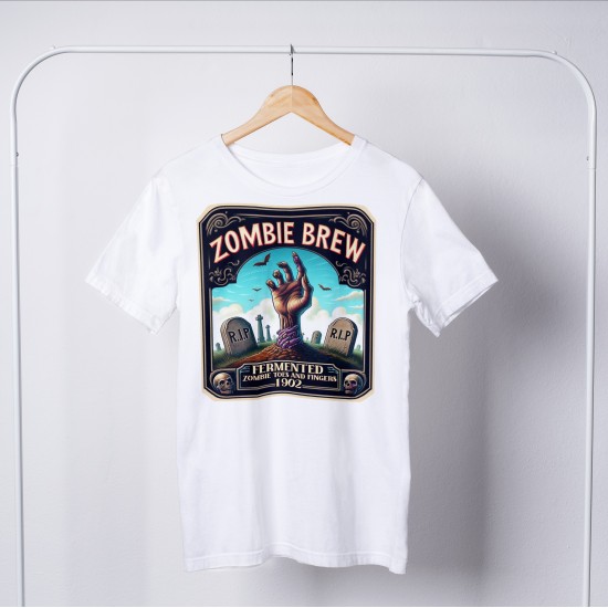 Zombie Round Neck T-shirt 1105